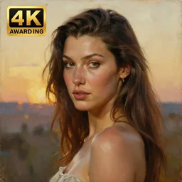 painting of bella hadid. art by william adolphe bouguereau. during golden hour. extremely detailed. beautiful. 4 k. award - winning.