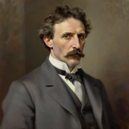 Nicola Tesla art, oil painting by Leonardo Da Vinci, digital art, artstation