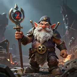 fantasy dwarf in doom 2 hell on earth