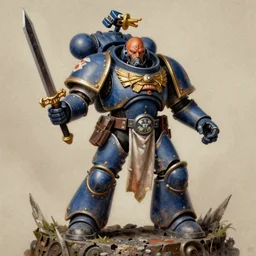 thomas kinkade draws warhammer 40,000