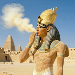 ancient Egyptian hieroglyphics fart joke