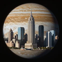 A city built on the Jupiter's Moon