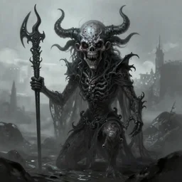 tezcatlipoca lovecraftian style, horror, creepy, digital painting, concept art, smooth, sharp focus, illustration