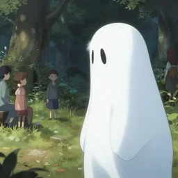 a ghost boy with white!!!!!! hair quietly watching the living continue their lives. waterhouse. geoffroy thoorens. ultra clear detailed