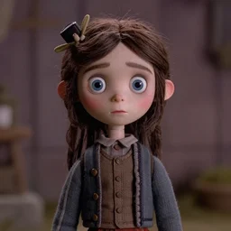 A still of Damon Albarn in the film Coraline, highly detailed, very detailed, extremely detailed, detailed, HD Quality, taken in the mid 2000s