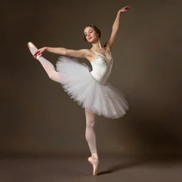 beautiful digital oil vintage ballerina girl by Jean Maio 60s