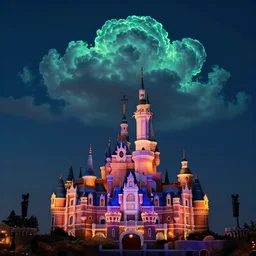 glow in the dark clouds by disney concept artists, blunt borders, rule of thirds