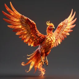 photorealistic photo of a detailed flaming phoenix wings spread 8 k extremely detailed hd hyperrealism unreal engine daz 3 d