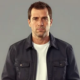 a portrait of gal godot, gta v cover art by stephen bliss, no text
