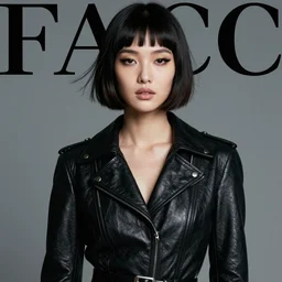moody, youthful asian blade runner demure, 3 5 mm, exquisite features, feminine cut, pris mascara, 1 9 7 0's frontiers in flight leather suit, kate garner, face magazine