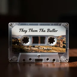 Cassette for a Memphis rap tape by They Them tha Baller