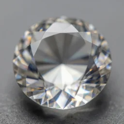 a symmetrical gemstone reflection with high refraction, glass, mirroring, shining, diamond, topaz, nature, photo, motion blur, macro shot, soft, detailed, abstract, symmetrical composition, high quality, horizontal symmetry