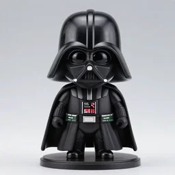 cute anime figurine of darth vader