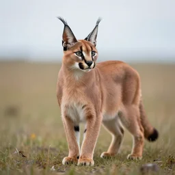 A caracal in hyperborea, Photo realistic