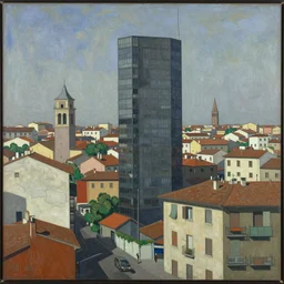 urban landscape, by mario sironi