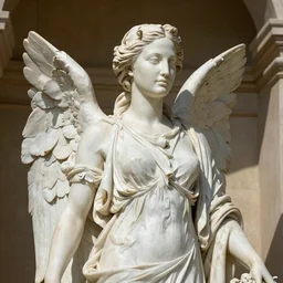 greek statue of angelina jolie
