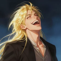 lucifer morningstar laughing from lucifer artwork netflix by feng zhu, alena aenami artworks