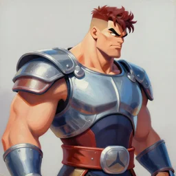 greg manchess portrait painting of armored zangief from street fighter as overwatch character, medium shot, asymmetrical, profile picture, organic painting, sunny day, matte painting, bold shapes, hard edges, street art, trending on artstation, by huang guangjian and gil elvgren and greg rutkowski
