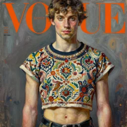 mystic, vogue magazine, elle magazine, ilya kuvshinov, john singer sargent, trending on artstation, oil painting, crop top, intricate
