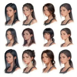 cyberpunk female character detail designs, Milo Manara, Greg Rutkowski, Zabrocki, Karlkka, Jayison Devadas, Phuoc Quan, trending on Artstation, 8K, ultra wide angle, pincushion lens effect