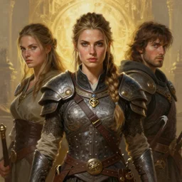 the elder scrolls vi, charismatic rugged female nord warrior portrait, illustration, rim light, top light, perfectly shaded, golden ratio, epic, intricate, soft painting, art by ross tran, krenz cushart and wenjun lin