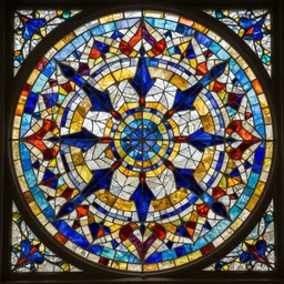 beautiful intricate glass mosaic