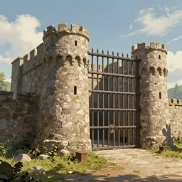 medieval illustration of a jail