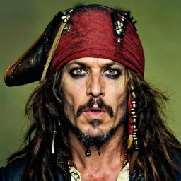 portrait of an expressive face of an old pirate by annie leibovitz