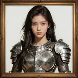 a professional portrait of an attractive young girl, partially clothed in battle armor, olive skin, long dark hair, beautiful bone structure, symmetrical facial features, intricate, elegant, digital painting, concept art, smooth, sharp focus, finely detailed illustration, beautifully framed, from Metal Gear, in the style of Artgerm and Greg Rutkowski and William-Adolphe Bouguerea
