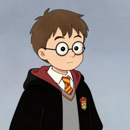 harry potter in the style of calvin and hobbes