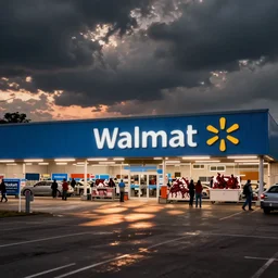 a bloodbath at walmart