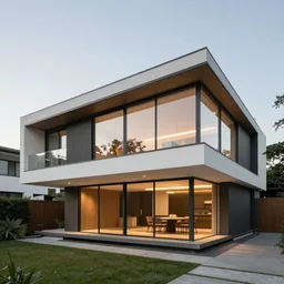 An award winning modern contemporary house. Photographed.