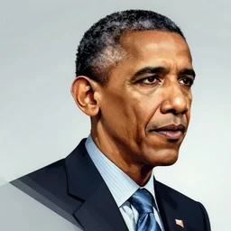 Barack Obama portrait in Disco Elysium, Disco Elysium style
