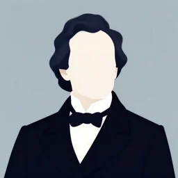 united states president andrew johnson, minimalist movie poster, minimalism, digital art, fan art, trending on artstation