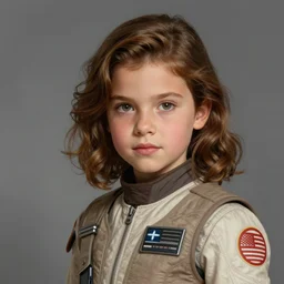 portrait of a woman by greg rutkowski, spanish features, brown wavy hair, star wars expanded universe, she is about 2 0 years old, smart and charming, wearing starfighter pilot uniform, highly detailed portrait, digital painting, artstation, concept art, smooth, sharp foccus ilustration, artstation hq