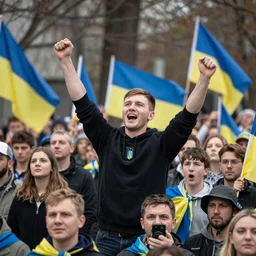 victory of Ukrainian people ultra hd photo