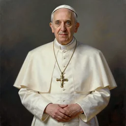 the pope drawn by studio trigger,