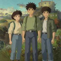 studio ghibli painting by alex grey, android jones, chris dyer, and aaron brooks