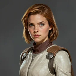 Jaina Solo from Star Wars Expanded Universe, scifi, highly detailed portrait, digital painting, artstation, concept art, smooth, sharp foccus ilustration, Artstation HQ