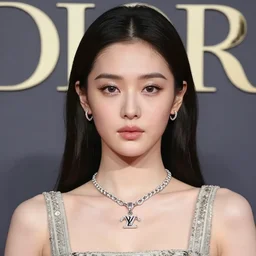 a beautiful young charming asian goddess with sundress + jewelry + shinny eyes | | winter, symmetric, realistic shaded, unpleasant face, good looking, fine details, dior, lv, realistic shaded lighting poster by greg rutkowski, macoto takahashi, magali villeneuve, artgerm, jeremy lipkin and michael garmash