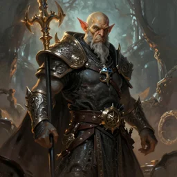 A comic book style portrait painting of an orc mage sorcerer cleric, unreal 5, DAZ, octane render, hypercomplex, ambient light, dynamic lighting, nvidia, vray