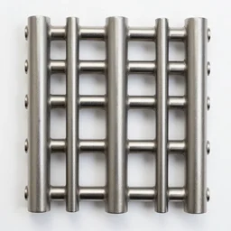 six things, which are kinda tubular, with hinges in the middle