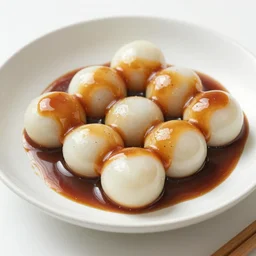 buffalo sauce dango, food photography