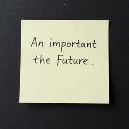 an important note from the future