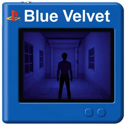 Blue Velvet by David Lynch as a PS1 first person video game, low poly