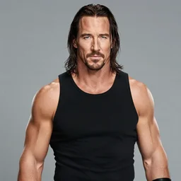 keanu reeves as wwe xpac, ultra realistic, professional studio shot, award winning photograph