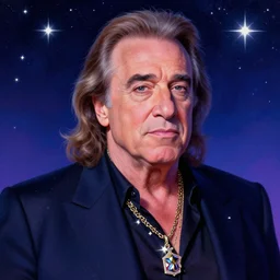 danny devito, in the starry sky, boho channel accessories, star sparkles, sharp focus, d & d, epic retrowave art, masterpiece, trending on art station, fantasy, digital painting, highly detailed, 8 k realistic, dof, art by artgerm, greg rutkowski, sasoura, satchely, no distortion