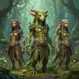 a fantasy race of plant people