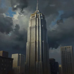 painting by eytan zana, stark tower