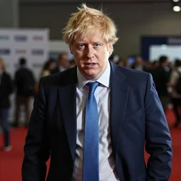 boris johnson cosplaying at an anime convention